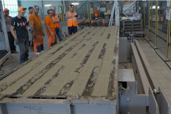 SHAKING TABLE WITH POSTS